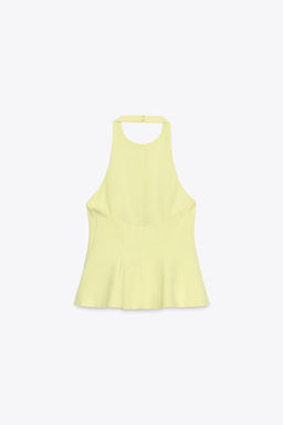 PEPLUM STRETCH TOP - Zara фото 6