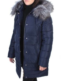 15-298 DK. BLUE Пальто зимнее женское (200 гр. холлофайбера) - Fashion фото 7