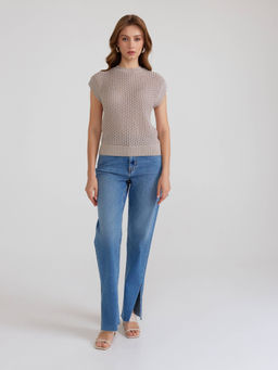 CONTE LDK2458 Жилет женский beige - Conte elegant фото 4