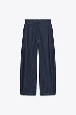ZW COLLECTION DENIM JOGGERS - Zara фото 7