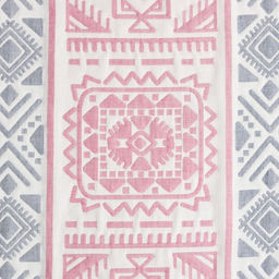 Покрывало хлопковое Этель Инди 200х2405 см, цвет серо-розовый, 100%хлопок, 300гр/м2  фото 4