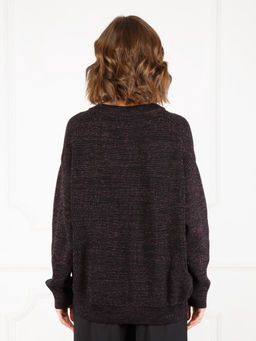 Джемпер женский ZZ-07007 black/fuchsia