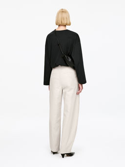 Pantalones de pana con pernera de barril - H&m фото 8