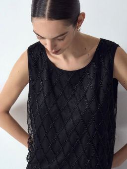 EMKA // Топ с бисером  фото 3