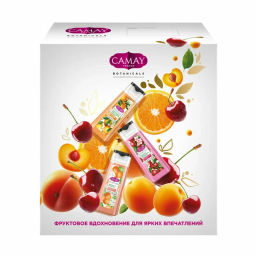 КАМЕЙ набор ФРУКТОВО-ЦВЕТОЧНЫЙ БУКЕТ 2025 (гели д/душа 250мл+250мл+250мл)