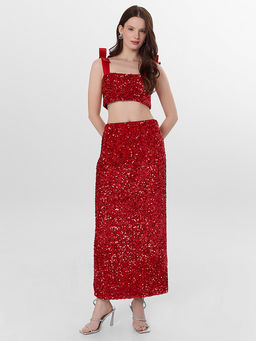 Топ женский Mark Formelle x Ольга Бузова с пайетками фото 3