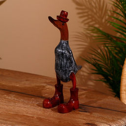 Сувенир «Утка», 27 см, дерево