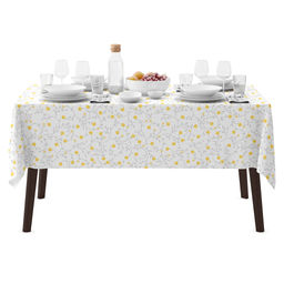 Ароматный жасмин-К Скатерть 150х145см, длина стола до 110см, на 4 персоны, хлопок Премиум 186г/м2, Домашняя мода (Россия)