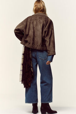 FAUX SUEDE JACKET - Zara фото 7