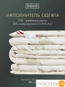 Одеяло DOME Camel Soft микробамбук/шерсть/микровол.  фото 4