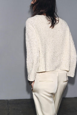SEQUIN KNIT CARDIGAN - Zara фото 4