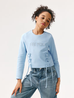 ACOOLA / Джемпер детский для девочек Klarnet голубой