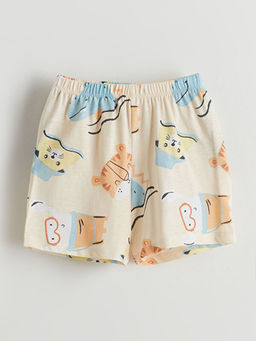 Beli Lastikli Bask?l? Erkek Bebek ?ort