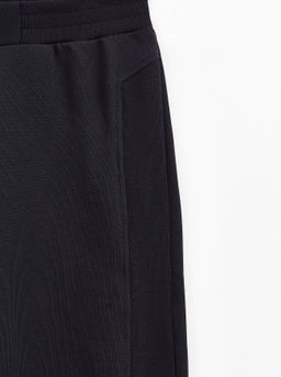 CONTE Брюки из футера с фактурными вставками по бокам LBK 2583 black - Conte elegant фото 7