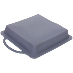 Форма силиконовая "CooKstyle" квадратная с ручками, 20*29*4см, с металлической вставкой