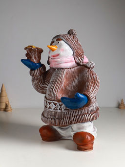 Подставка для бутылки «Снеговик», 40×28×19 см