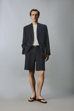 BLAZER TRAJE RELAXED FIT / Marino oscuro