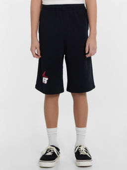 Шорты для мальчиков черные с принтом - Mark formelle фото 2