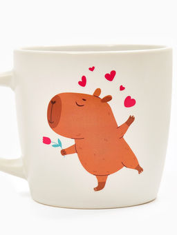 Кружка чайная керамическая Капибара, 350 мл