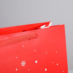 Пакет подарочный новогодний ламинированный «Подарок от Деда Мороза», XL 40×49×19 см