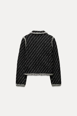 CONTRAST KNIT CARDIGAN - Zara фото 5
