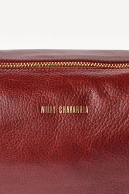 BOLSO PIEL ALARGADO WILLY CHAVARRIA X ZARA / Rojo  фото 5