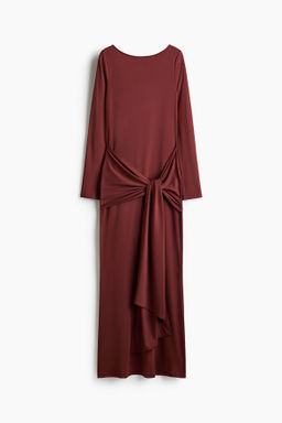 Tie-detail jersey dress - H&m фото 2