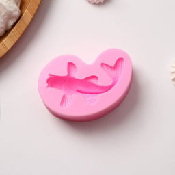 Молд Доляна «Рыбка», силикон, 7.2×4.7×2.3 см, розовый