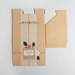 Коробка‒пенал, упаковка подарочная, «Happy day», 22 х 15 х 10 см