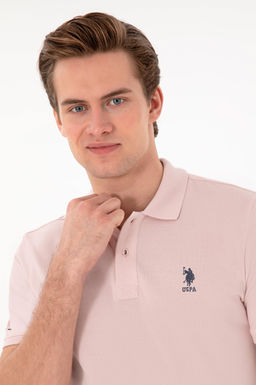Erkek Slim Fit Polo Yaka Pudra Basic Ti__rt Sepette S_rpriz _ndirim - U.s. polo assn фото 2