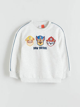 Paw Patrol Bask?l? Erkek ?ocuk Kal?n Sweatshirt