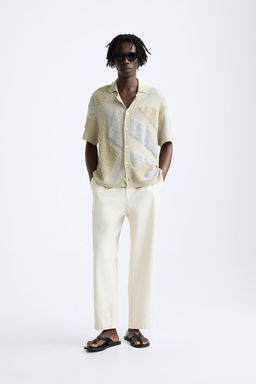 TERRY JACQUARD SHIRT - Zara фото 3