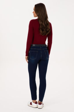 Kad_n Koyu Mavi Skinny Jean Pantolon Sepette S_rpriz _ndirim - U.s. polo assn фото 4