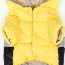 Комбинезон Анорак светоотражающий, размер 8 (ДС 19 см, ОГ 30, ОШ 22 см), чёрно-жёлтый - Simaland фото 12