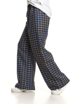 Брюки палаццо спортивные штаны для девочки одежда в клетку UD 7942(5170) т.синяя/белая клетка - Mini maxi фото 10