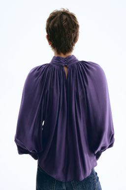 Blusa drapeada - H&m фото 4