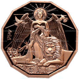 Монета 20 центов 2024 года Самоа Архангел Ариэль