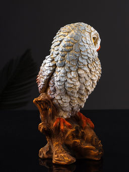 Фигурка полистоун «Сова сипуха», 17.5×8×10 см