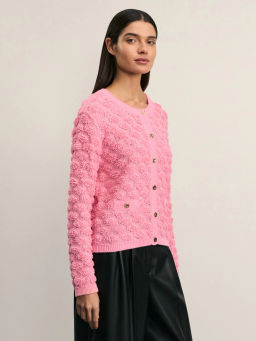 Кардиган из фактурной пряжи / Zarina фото 4