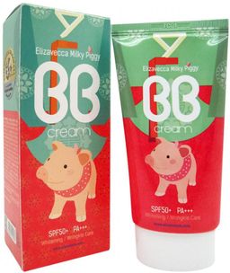 Elizavecca  Крем для лица осветляющий антивозрастной Milky Piggy BB cream SPF50+ PA+++