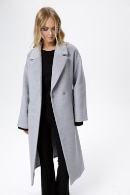 Пальто Pirs 6305 серый фото 7