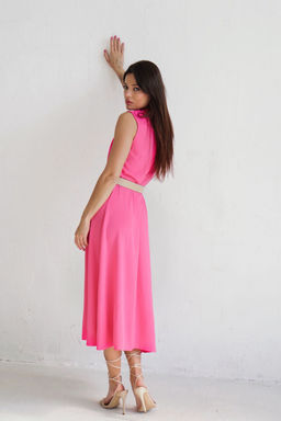 Платье, как из к/ф Красотка, ярко-розовое - Martichelli фото 6