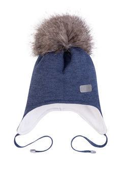 Шапка детская джинс Ш-088 (48)