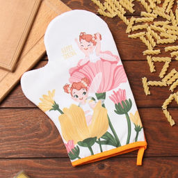 Варежка-прихватка Доляна Весна 20х28 см, 35% хл, 65% пэ, ватин 250 г/м2