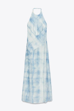HALTER TIE-DYE DRESS - Zara фото 10