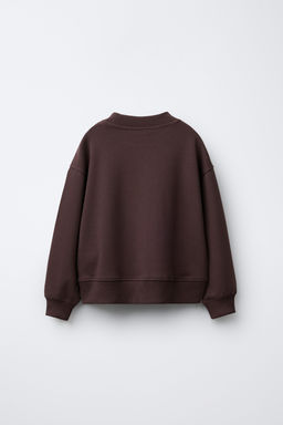 INTERLOCK SWEATSHIRT AND WIDE-LEG TROUSERS SET - Zara фото 19