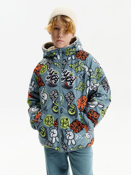 BZIM3387 Двусторонняя ветровка для мальчиков - Pelican фото 3