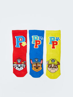 Paw Patrol Desenli Erkek ?ocuk Soket ?orap 3l?
