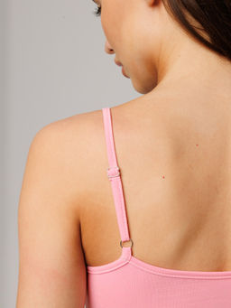 Женский топ на бретелях Lingeamo светло-розовый ЛТ-05 (8)  фото 5