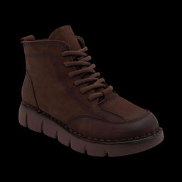 Ботинки из натуральной кожи SE10-2 коричневые